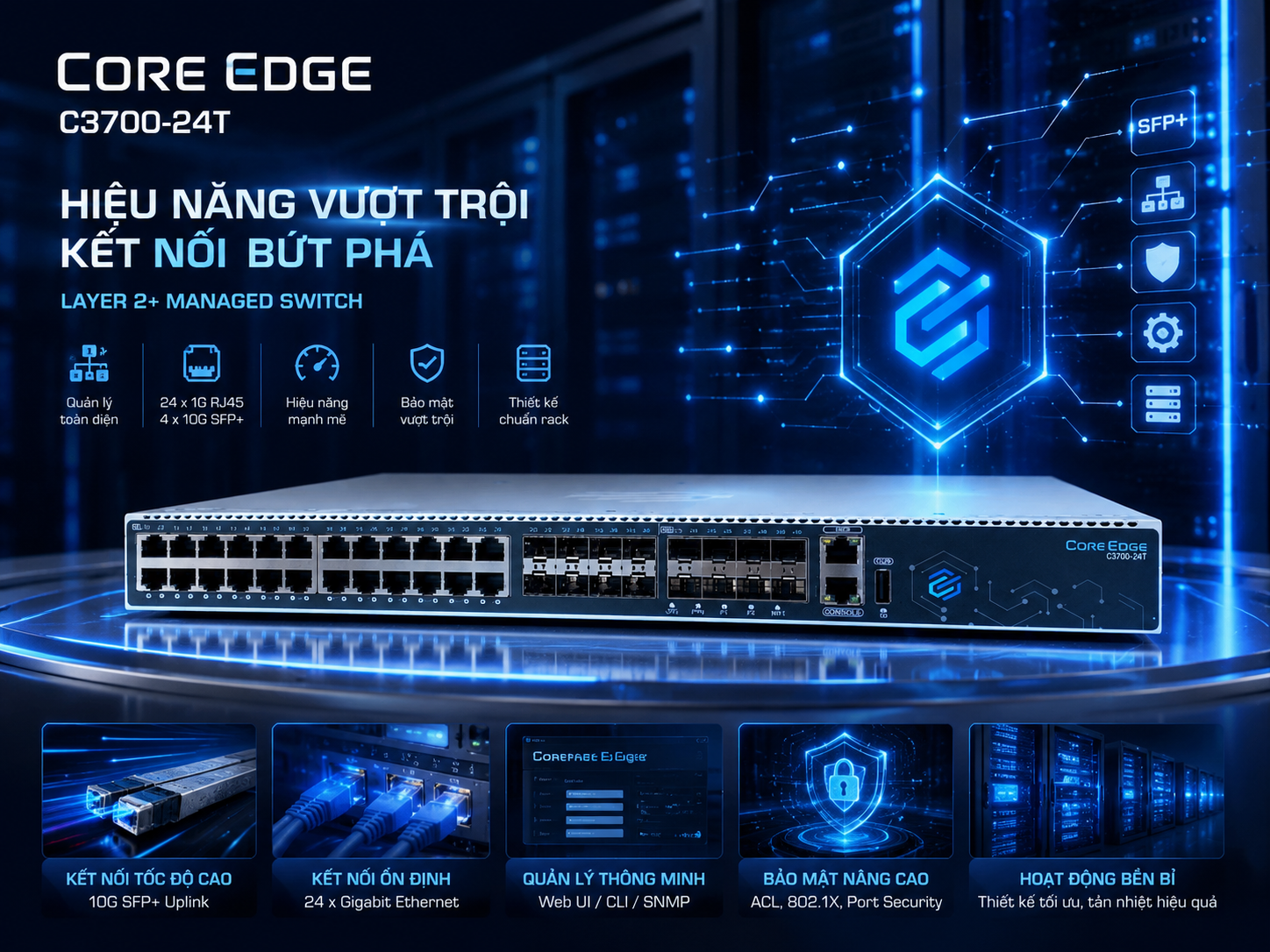 Model New C3700-24T cập nhật tại Việt Nam